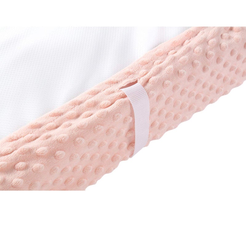 QUENESS Baby Changing Pad Cover, Super Soft Minky Dot Diaper Changing Table Covers for Baby Girls and Boys, Ultra Comfortable, Safe for Babies, Fit 32"/34'' x 16" Pad (Coral Pink) - Image 2